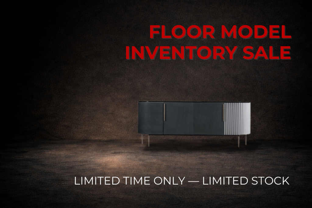 Floor model inventory sale